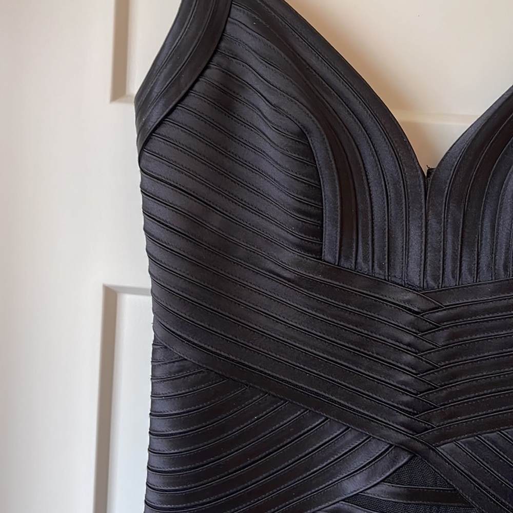 BCBG MAXAZRIA Full Length Black Gown - Picture 3 of 9